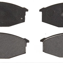 ACDelco 17D229 Professional Organic Front Disc Brake Pad Set
