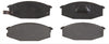 ACDelco 17D229 Professional Organic Front Disc Brake Pad Set