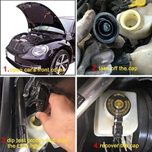 Pocket Brake Fluid Tester Brake Fluid Liquid Tester Pen With 5 LED Indicator Calibrate for DOT3 DOT4 Brake Fluid