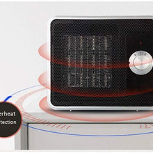 Zyyqt Small Desktop Heater, Home Office Mini Silent Heater Fast Hot Oven (Color : Black)