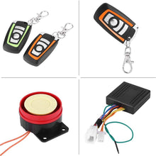 Car Anti-theft Security Alarm，ABS 12V 125DB Anti-trimming and Waterproof Burglar System with Double Color Remote Control and Shock Sensor for Motorbike, Bike, Tricycle etc