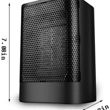 Zyyqt Small Desktop Heater, Home Office Student Dormitory, Small Power Heater, Hot and Cold Air Dual-use Mini Fan