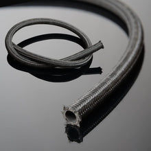 AN-4 16Ft Nylon Stainless Steel Oil Fuel Gas Line Hose Filler Feed Hose + 4AN Hose Fittings Swivel Hose Ends Kit 10PCS