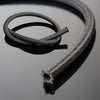 AN-4 16Ft Nylon Stainless Steel Oil Fuel Gas Line Hose Filler Feed Hose + 4AN Hose Fittings Swivel Hose Ends Kit 10PCS