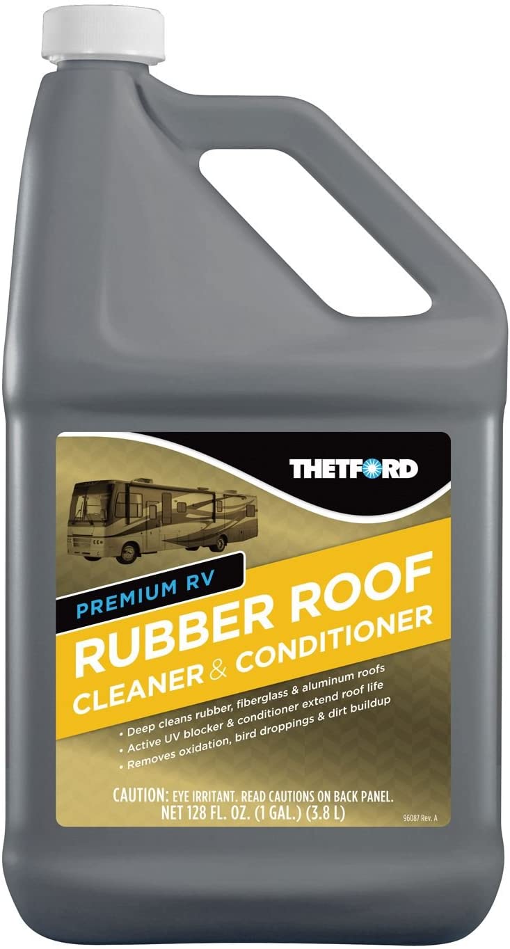 THETFORD 32513 RV Trailer Camper Cleaners Rubber Roof Cleaner & Conditioner 1 Gallon