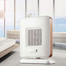 Zyyqt Fan Heaters, Ceramic Electric Heater 1500W Mini Ceramic Automatic Oscillation and 2 Heat Settings, Remote Remote Temperature Adjustment