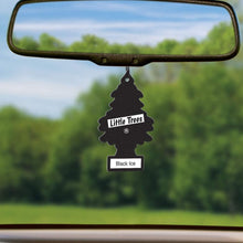 LITTLE TREES Car Air Freshener | Hanging Tree Provides Long Lasting Scent for Auto or Home | Black Ice, 6-packs (4 count)