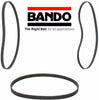 BANDO 3 Piece Serpentine Drive Belt Set Compatible With Kia Soul 2010-2012 engine size 2.0 alternator/water pump - air conditioner- power steering 4PK890 4PK855 3pk675