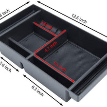 AORRO Center Console Organizer Tray Fit for 2019-2020 Chevy Silverado 1500/GMC Sierra 1500, and 2020 Chevy Silverado/GMC Sierra 2500/3500 HD, Full Console w/Bucket Seats ONLY