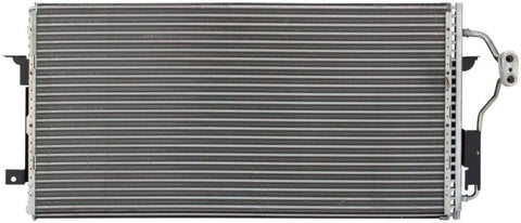JJ A/C Air Condition Condenser All Aluminum Assembly For 1997-2005 Park Avenue 3.8L V6 5/8 Core Thickness