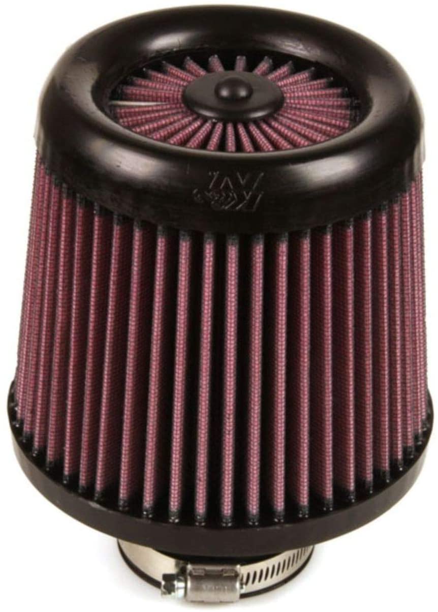 K&N Universal X-Stream Clamp-On Air Filter: High Performance, Premium, Replacement Filter: Flange Diameter: 2.5 In, Filter Height: 5.5 In, Flange Length: 2 In, Shape: Round Tapered, RX-4950