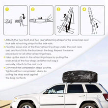 INTEY Bag Rooftop Cargo Carrier Waterproof Car Roof Storage, Black
