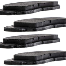 NICHE Front Left/Right Brake Pad Set For Yamaha 2HC-25805-00-00 Semi-Metallic 2 Pack