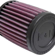 K&N Universal Clamp-On Air Filter: High Performance, Premium, Washable, Replacement Engine Filter: Flange Diameter: 1.6875 In, Filter Height: 4 In, Flange Length: 0.625 In, Shape: Round, RU-0200