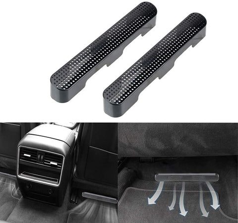 HKPKYK Car air Conditioning Outlet Decoration,for Audi Q7, Car Styling Under Seat Air Conditioner Duct Outlet Covers Auto Accessories ABS Car Air Vent Cover