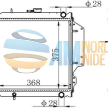 Am Worldwide complete radiator cu170 for fit Suzuki Samurai 1.3 lts L4 PA26 MT cu170 year 1985 1986 1987 1988