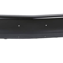 Steel Primed Front Bumper Face Bar Replacement W/License Plate Holes For 1988-1998 Chevy Silverado GMC Sierra C1500 K1500 Replacement For GM1002168