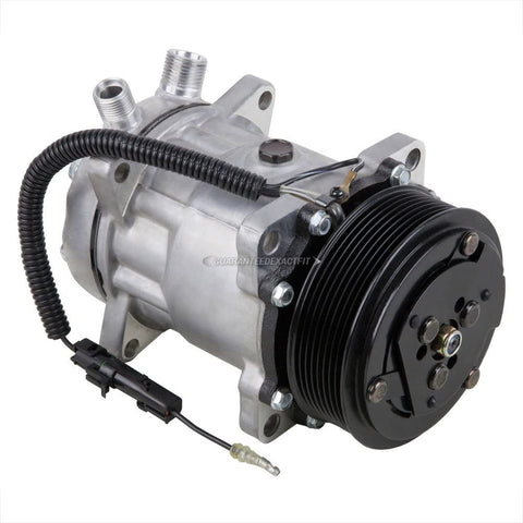 AC Compressor & 119mm 8 Groove A/C Clutch Replaces Sanden SD7H13 SD7H15 4711 8026 7492 7890 w/ 12v Clutch Switch - BuyAutoParts 60-01642NA New