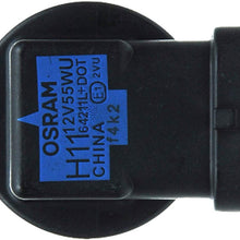 SYLVANIA H11 Basic Halogen Headlight Bulb, (Contains 1 Bulb)
