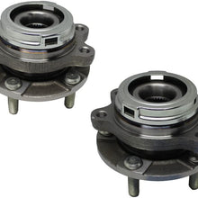 Detroit Axle Both (2) New Front Driver & Passenger Side Complete Wheel Hub & Bearing Assembly fits Nissan Quest & Murano With-ABS