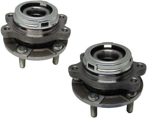 Detroit Axle Both (2) New Front Driver & Passenger Side Complete Wheel Hub & Bearing Assembly fits Nissan Quest & Murano With-ABS