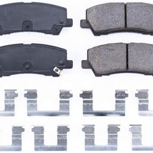 Power Stop 17-1793, Z17 Rear Ceramic Brake Pads with Hardware