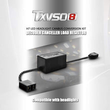 TXVSO8 H7 LED Canbus Warning Light Canceler Error Eliminator Anti-Flicker Capacitors Decoder(Pair)