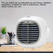 Liyeehao Air Cooler, Portable Mini USB Air Conditioner USB Rechargeable Fan Office Car Air Conditioner Fan Desktop Personal Cooling Fan Cooler Humidifier & Purifier Multi-Layer Cooling Rapid Cooling