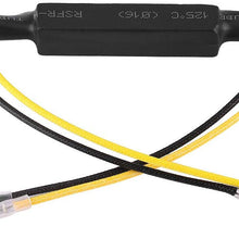 Terisass LED Load Resistor Motocycle LED Light Resistance Decoder Pair of 21W Error Free Anti Flickering Resistor Decoder