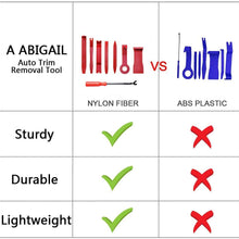 A7810F 10PCS Auto Trim Removal Tool Set for Car Dash Audio Dash Door Panel Window Molding Fastener Remover Installer Pry Tool Kit