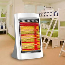 Zyyqt Portable Upright Halogen Electric Heater, Heater Ideal for Small Rooms, Caravans and Garages, Grilling Stove 1200W