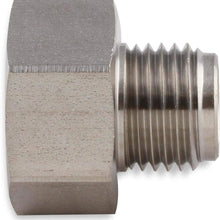 EARL'S PERFORMANCE PLUMBING Hardline Adapter, 9/16"-18 Inverted Flare Male to 3/8"-24 Inverted Flare Female for 3/16"