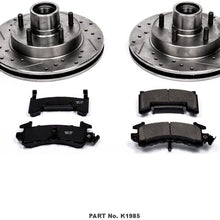 Power Stop K1985 Front Brake Kit with Drilled/Slotted Brake Rotors and Z23 Evolution Ceramic Brake Pads