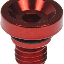 Dorman 712-X95E Wheel Nut Cap, Red Aluminum (Pack of 20)