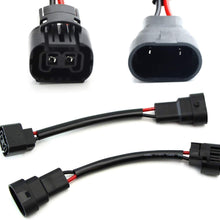 iJDMTOY (2) 9006/HB4/H10 to 5202/P13W Pigtail Wire Wiring Harness Adapters For Fog Light Conversion Retrofit