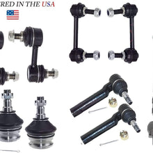 Suspension Dudes 10PC Sway Bar Link Ball Joint Tie Rod End Kit for 05-09 Subaru Legacy Outback