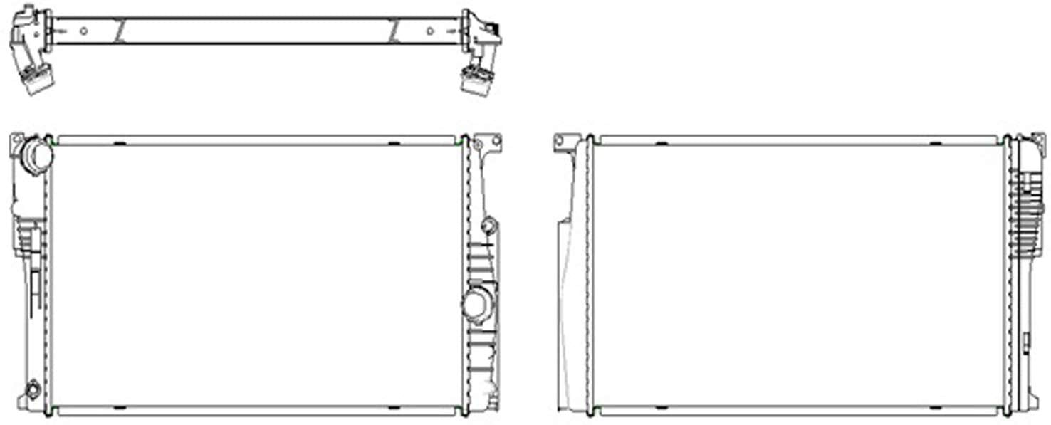 OE Replacement Radiator BMW 3 SERIES SEDAN (1999+) 2013-2015