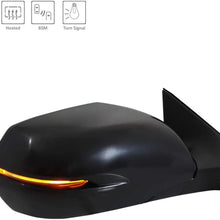2017-2019 Honda Crv Passenger Side Door Mirror; Power; Heated; With Blind Spot Monitor; With Signal; Includes Paint To Match Cover Partslink HO1321318