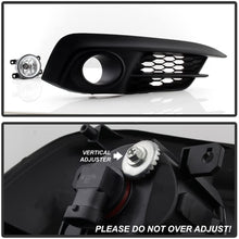 VIPMOTOZ Black Bezel OE-Style Front Fog Light Driving Lamp Housing Assembly For 2016-2018 Honda Civic Coupe Sedan - Built-In Rainbow RGB LED Bulbs, Driver & Passenger Side