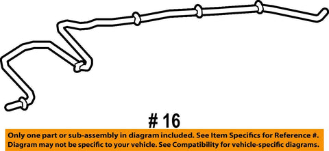 Mopar Performance 5182211AB MOPAR Hose