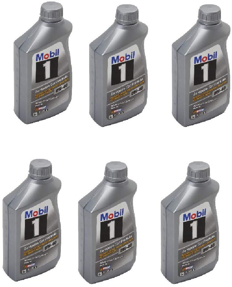 Mercedes-Benz Q-1-09-0015 - Mobil 1 Oil, 0w40, 1 Case/ 6 Qts Ea.