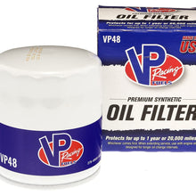 VP Racing 20,000 Mile Premium Full Synthetic Oil Filter,VP48, Fits Buick, Cadillac, Chevrolet, GMC, Chrysler, Dodge, Jeep