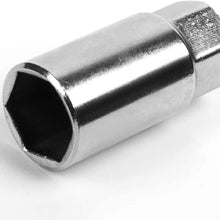 J2 Engineering LN-T7-005-125-BK 20Pcs M12 x 1.25 7075-T6 Aluminum 50mm Close-End Lug Nut w/Socket Adapter (Black)