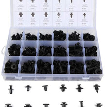 Aintier 180Pcs Car Retainer Clips Push Type Bumper Fasteners Rivet Clips Universal Car Panel Trim Clips fit for GM Ford Toyota Honda Chrysler