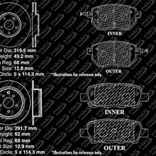 [Front + Rear] Max Brakes Elite XDS Rotors with Carbon Ceramic Pads KT008383