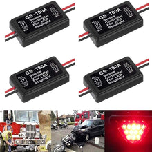 BlyilyB 12V-24V Flash Strobe Controller Flasher Module for 3rd LED Brake Lamp Tail Stop Lamp (Pack of 4)