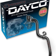 Dayco Heater Hose for 2012-2015 Chevrolet Cruze 1.4L L4 - Heater To Engine (Inlet) HVAC Radiator Coolant Heating