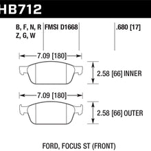 Hawk HB712F.680 Brake Pad