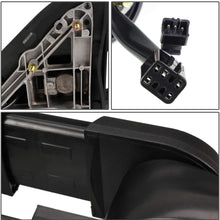 Replacement for Silverado/Sierra Chrome Powered Heated Glass Amber LED Signal Towing+Adjustable Corner Blind Spot Mirror