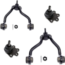 Detroit Axle - 4pc Front Upper Control Arms w/Lower Ball Joints for 1988-1994 Chevy GMC K1500 K2500 Suburban 6-Lug Wheel - [1990-1996 Astro Safari AWD] - 1992-1994 Blazer 4WD - See Fitment